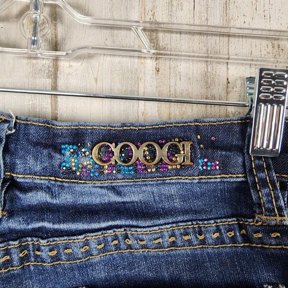 COOGI Distressed Jeans Blue Size 5/6 - Picture 7 of 12